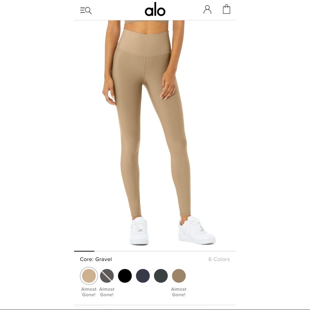 NWOT ALO Yoga High Waist Full Length Leggings